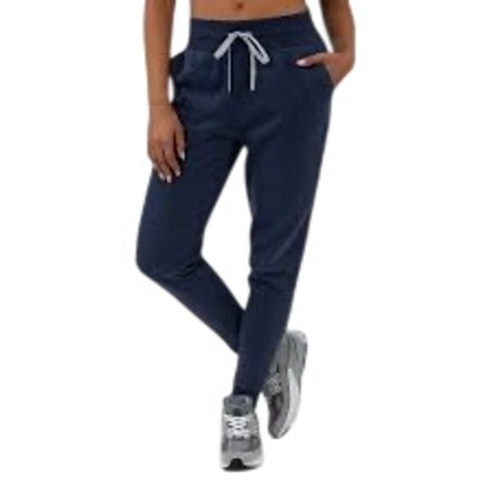 Rhoback Womens Clarity Jogger Sweatpants Fleet Navy Heather Sz Medium Activewear